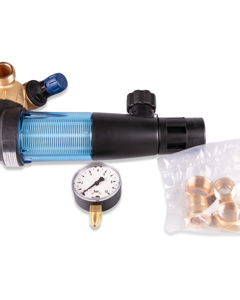 Pressure red.+filter Duo DFRII 3/4" 1.5-6bar w/manometer